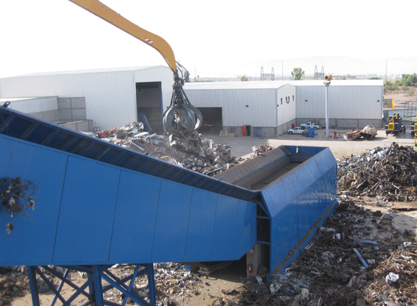 Shredder Infeeds installation